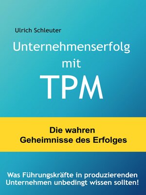 cover image of Unternehmenserfolg mit TPM